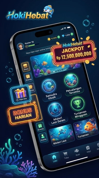 Galeri pratinjau visual hokihebat build APK resmi terbaru